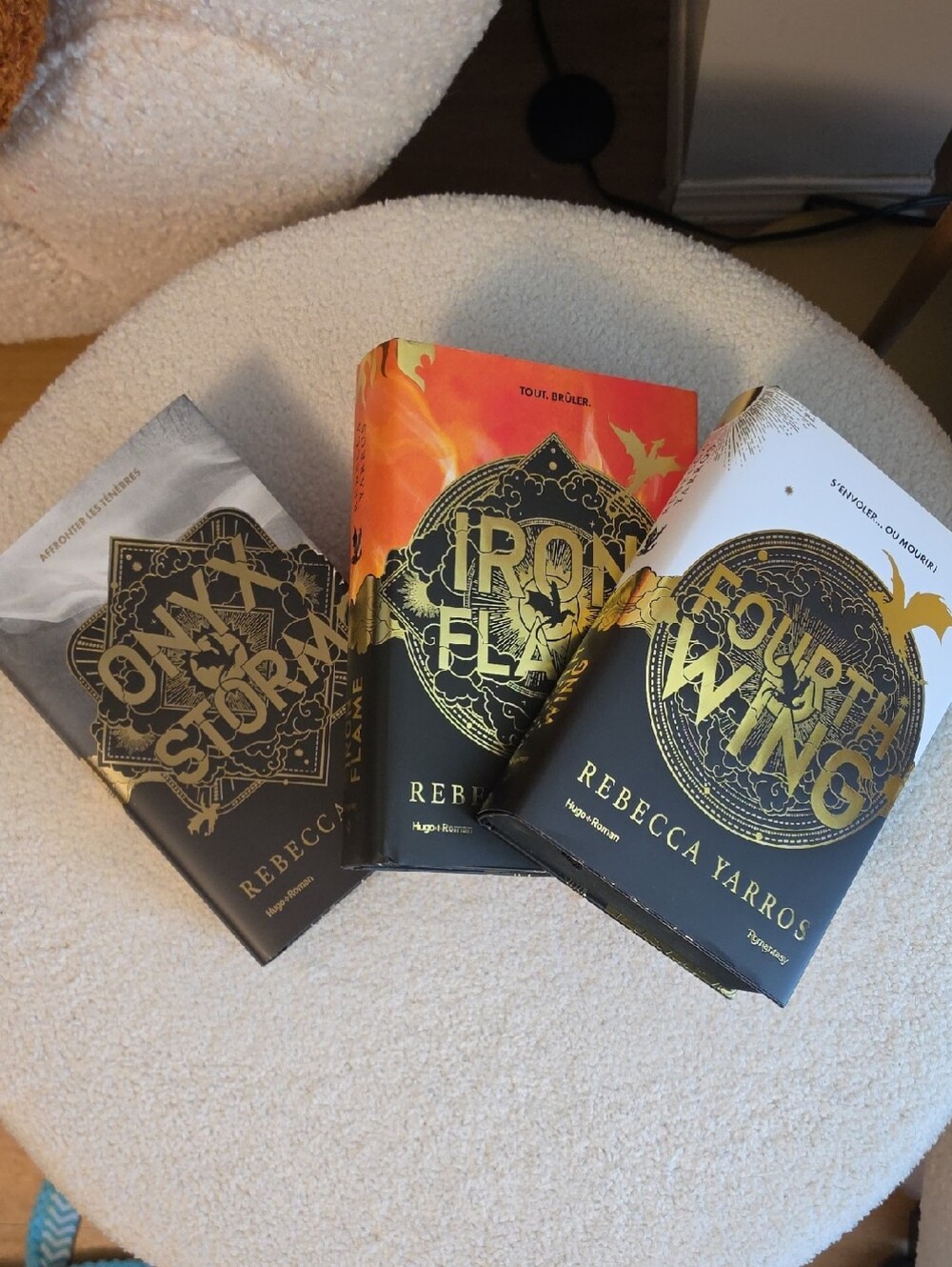 Rebecca Yarros Empyrean Series Hardcover Set - FW, IF, OS - French Editons